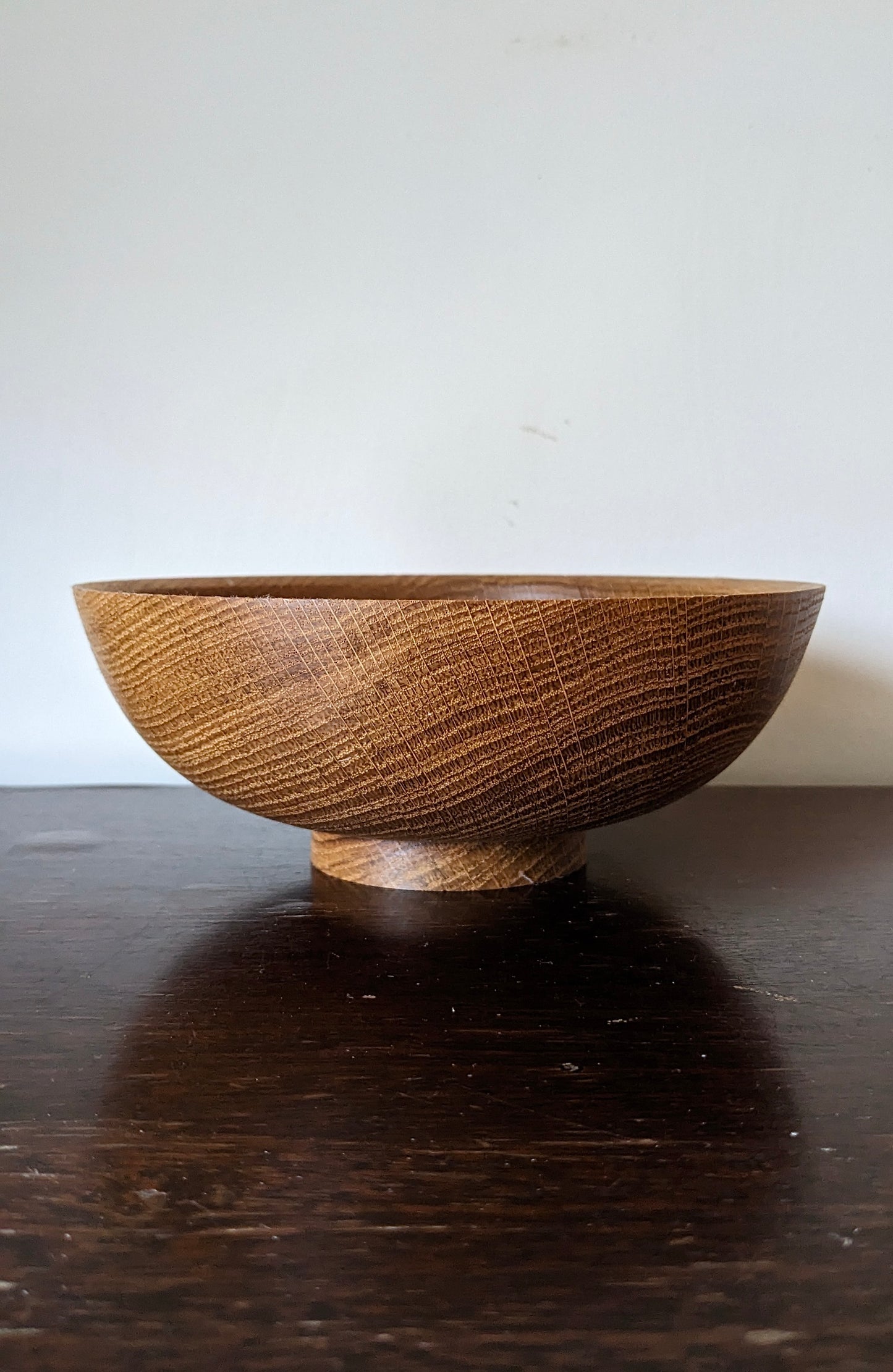 English Oak Fodder Bowl