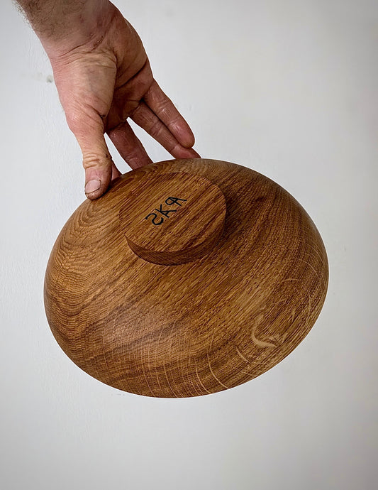English Oak Fruit Bowl