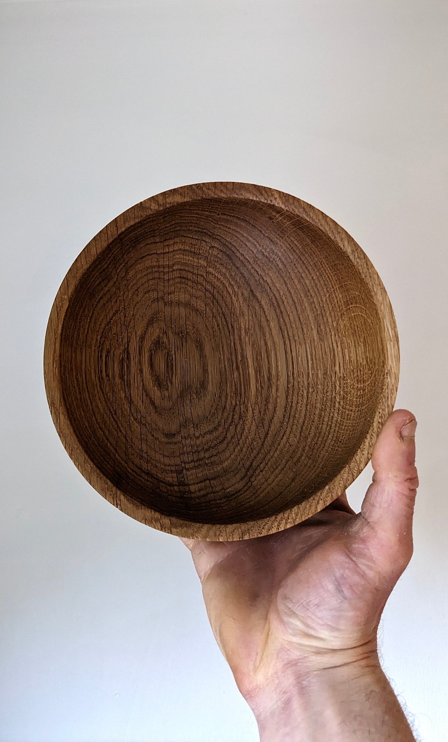 English Oak Fodder Bowl