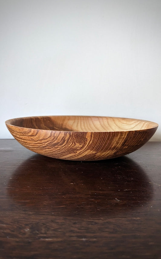 English Ash Shallow Bowl
