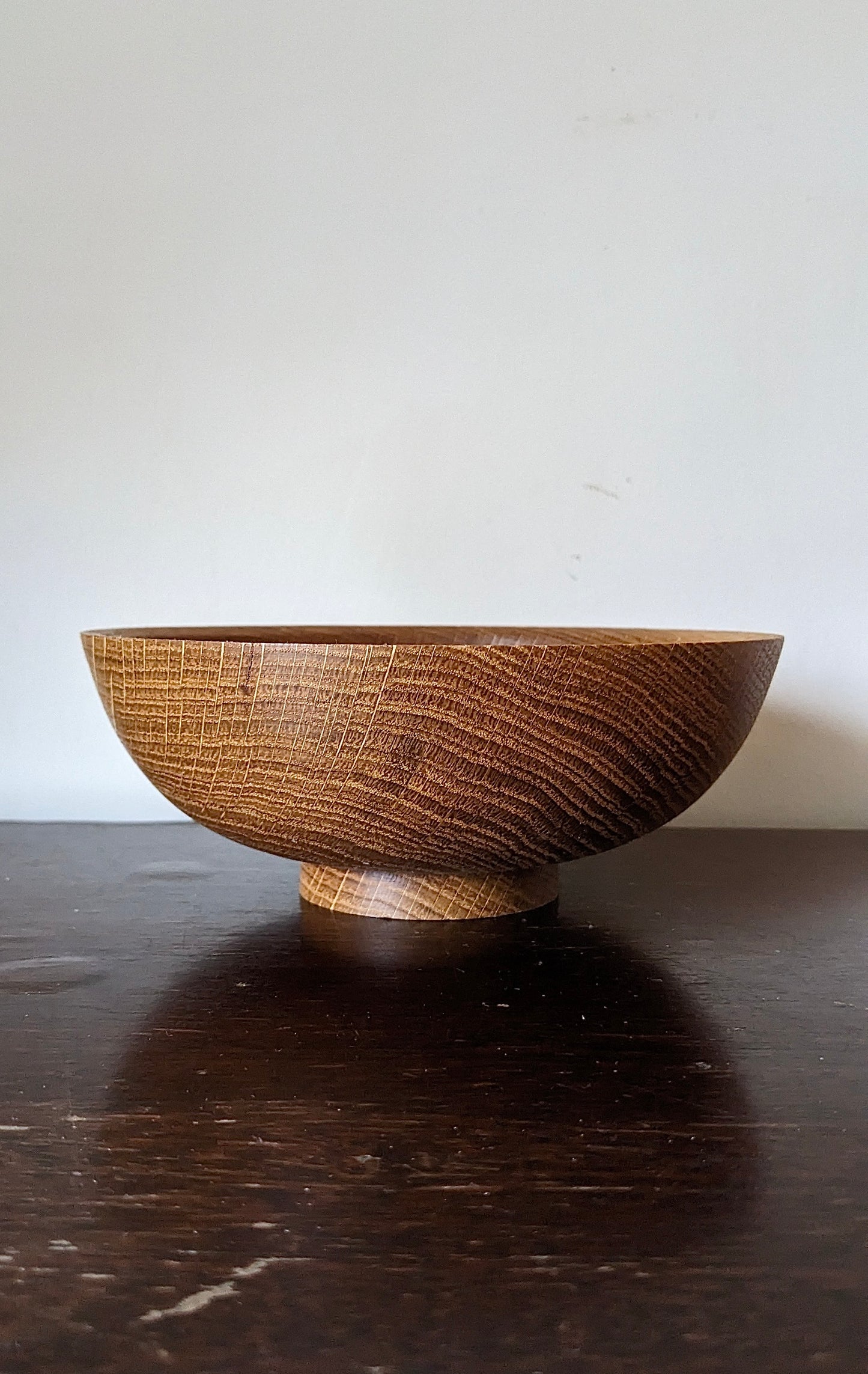 English Oak Fodder Bowl