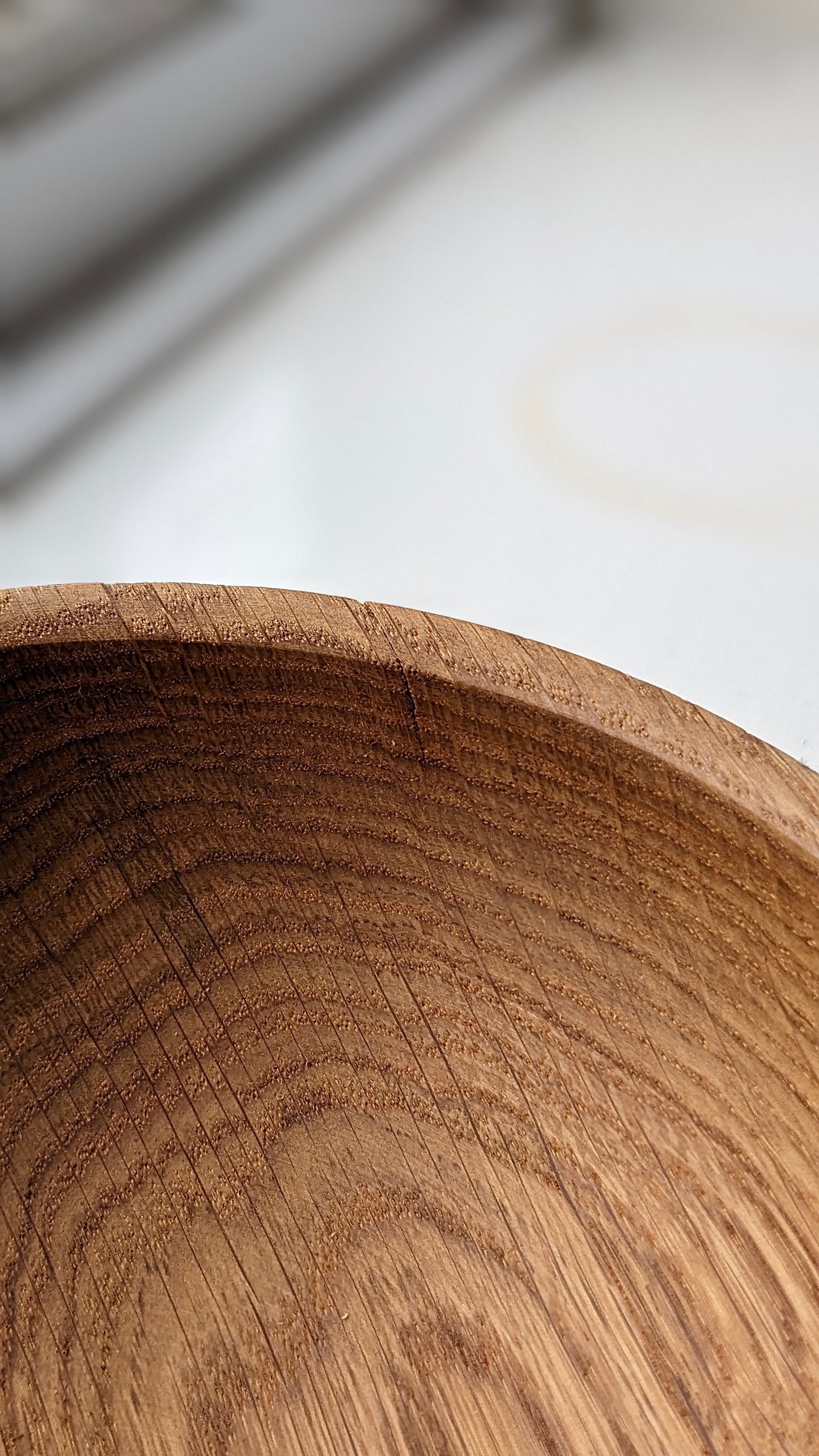 English Oak Fodder Bowl