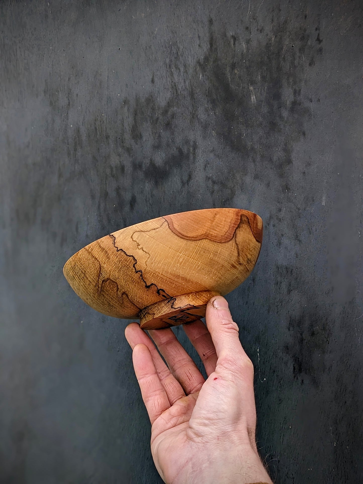 Spalted Beech Side Bowl